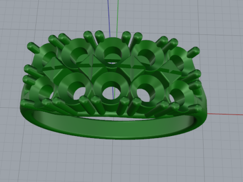 828 Ring Model Cetak 3D