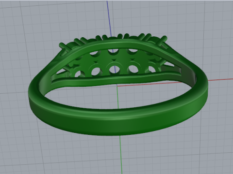 828 Ring Model Cetak 3D