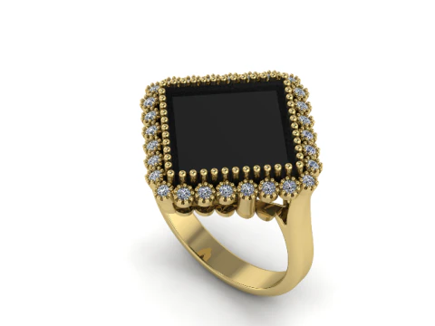 829 Кольцо 3D Принт Модель