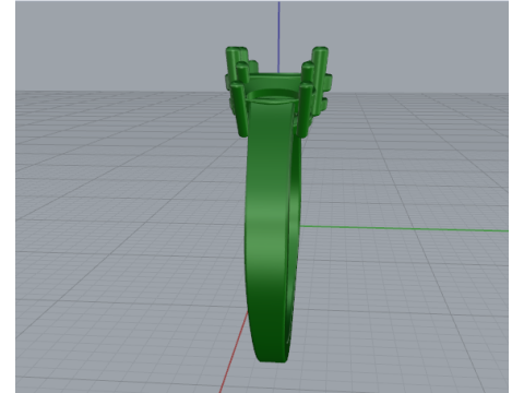 830 Ring 3D Print Model