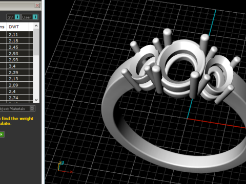 830 Ring 3D Print Model