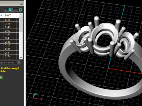 830 Ring 3D Print Model