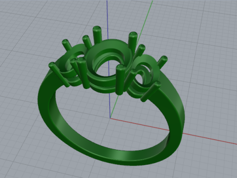 830 Ring 3D Print Model