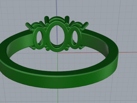 830 Ring 3D Print Model