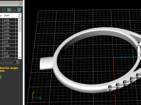 831 Soliter ring 3D Print Model