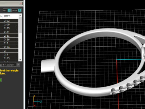 831 Soliter ring 3D Print Model