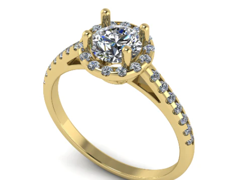 831 Кільце пасьянс 3D Принт Модель