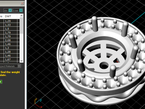 833 Round pendant 3D Print Model