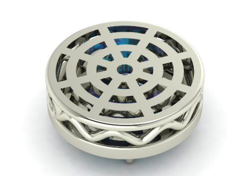 833 Round pendant 3D Print Model