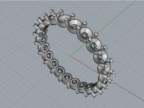 834 Ring 3D Print Model