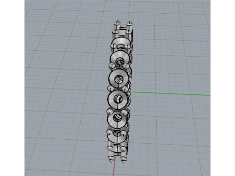 834 Ring 3Dプリントモデル