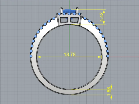 835 Ring 3D Print Model
