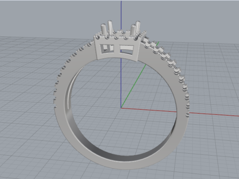 835 Ring 3D Принт Модель