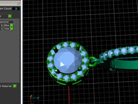 836 Earrings 3D Print Model