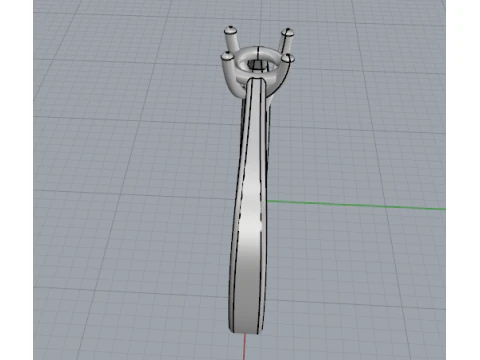 837 Soliter ring 3D Print Model