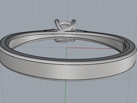 837 Soliter ring 3D-Druckmodell