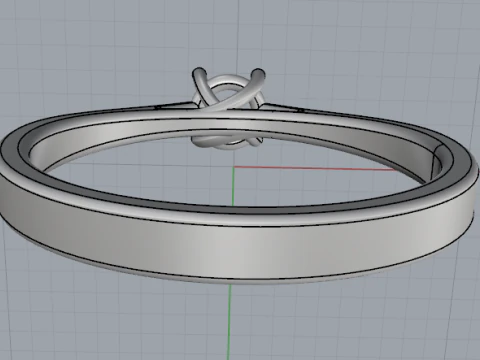 837 Soliter ring 3D Print Model