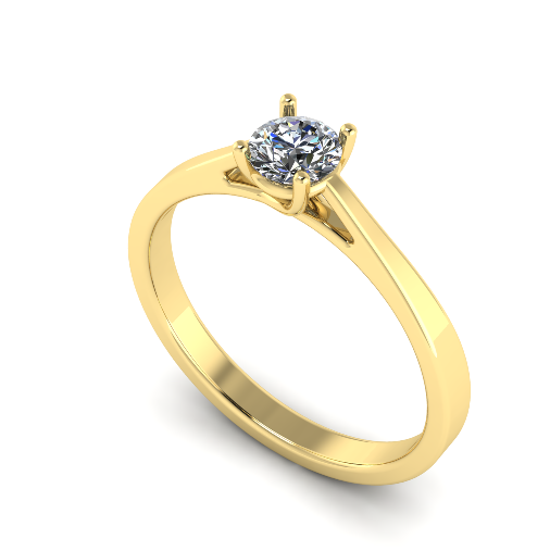 837 Soliter ring 3D-Druckmodell .c4d .max .obj .3ds .fbx .stl .blend