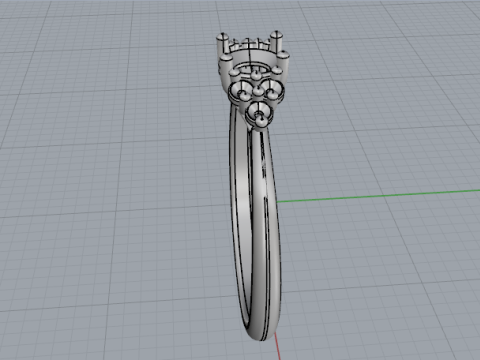 838 Soliter ring Model do druku 3D
