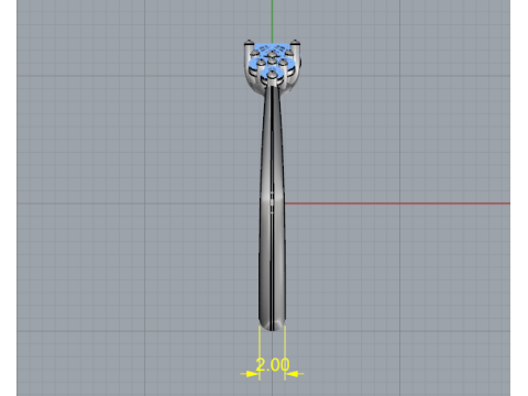 838 Soliter ring Model do druku 3D