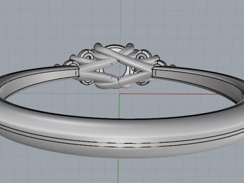 838 Soliter ring Model do druku 3D
