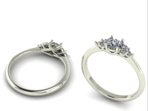 838 Soliter ring Model do druku 3D