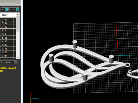 840 Earrings 3D Print Model