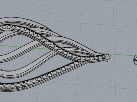 840 Earrings 3D Print Model