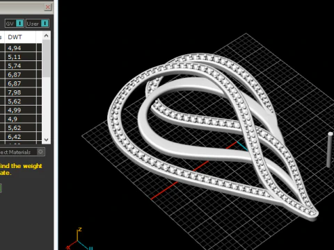 842 Earrings 3D Print Model