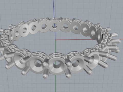 843 Ring Modello di stampa 3D