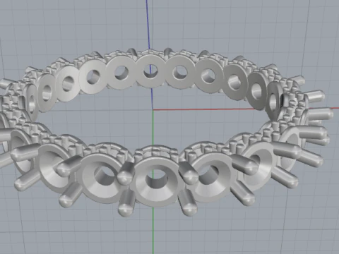 843 Ring 3D Print Model