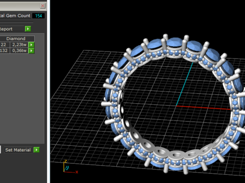 843 Ring Modello di stampa 3D
