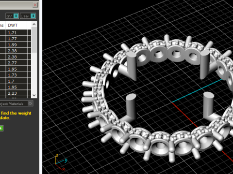843 Ring Modello di stampa 3D