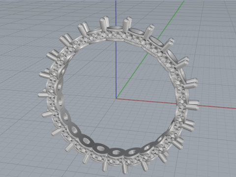 843 Ring Modello di stampa 3D