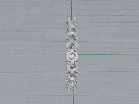 843 Ring Modello di stampa 3D