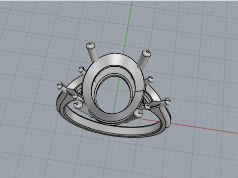 844 Ring 3D Baskı Modeli