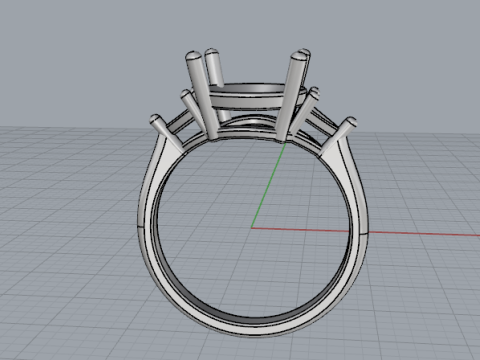 844 Ring 3D Baskı Modeli