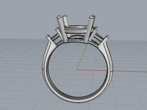 844 Ring 3D Print Model