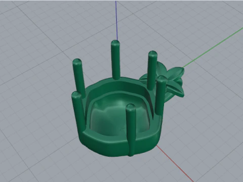 804 Pendant 3D Print Model