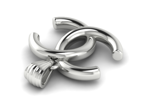 806 Pendant with Chane logo 3D Принт Модель