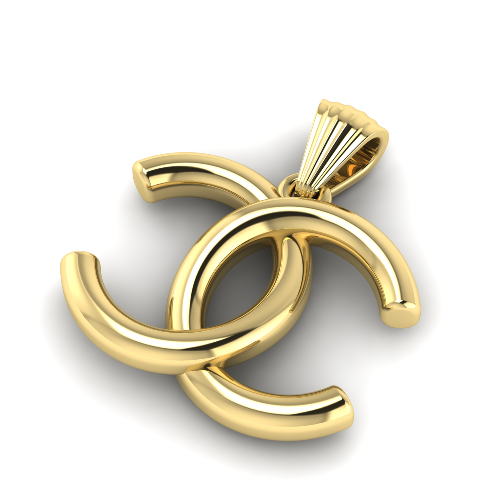 806 Pendant with Chane logo 3D Принт Модель .c4d .max .obj .3ds .fbx .stl .blend 