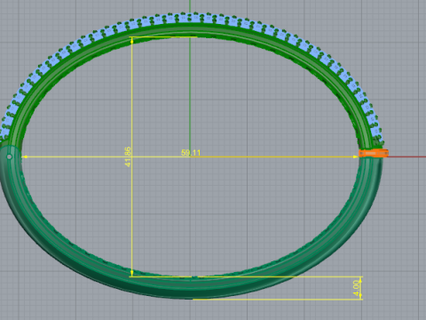 807 Bracelet 3D 打印模型