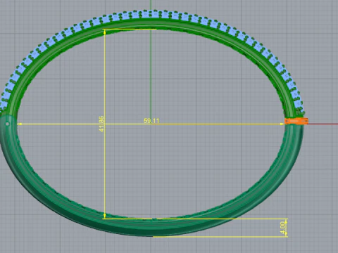 807 Bracelet 3D Print Model