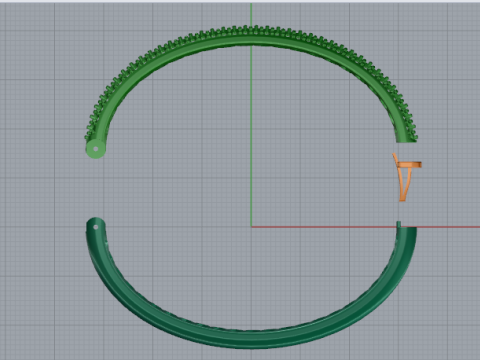 807 Bracelet 3D 打印模型
