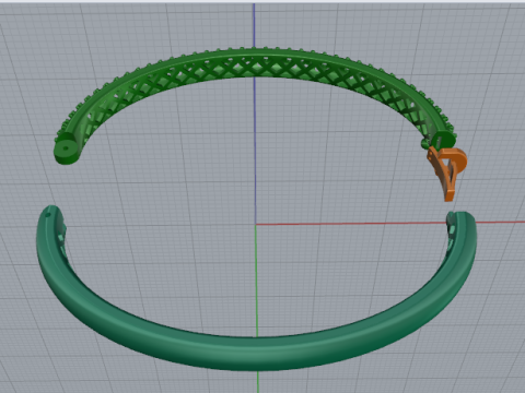 807 Bracelet 3D 打印模型