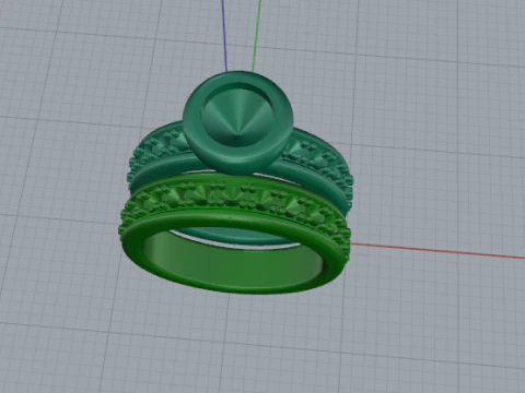 808 Rings 3D Print Model