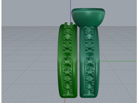 808 Rings 3D Принт Модель