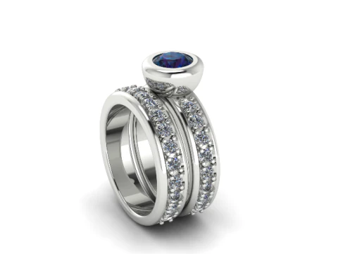 808 Rings 3D Print Model