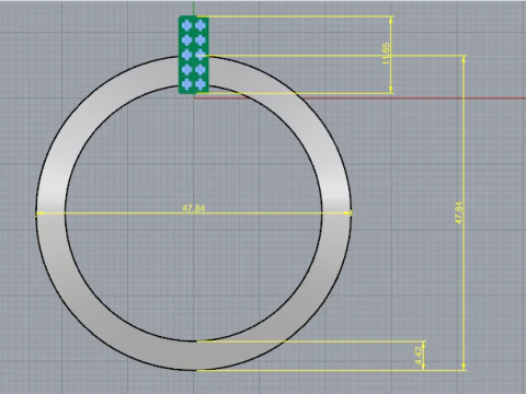 809 Pendant 3D Print Model