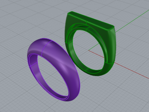 810 Ring Modelo de Impressão 3D